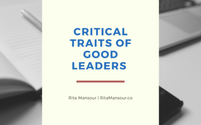 Critical Traits of Good Leaders